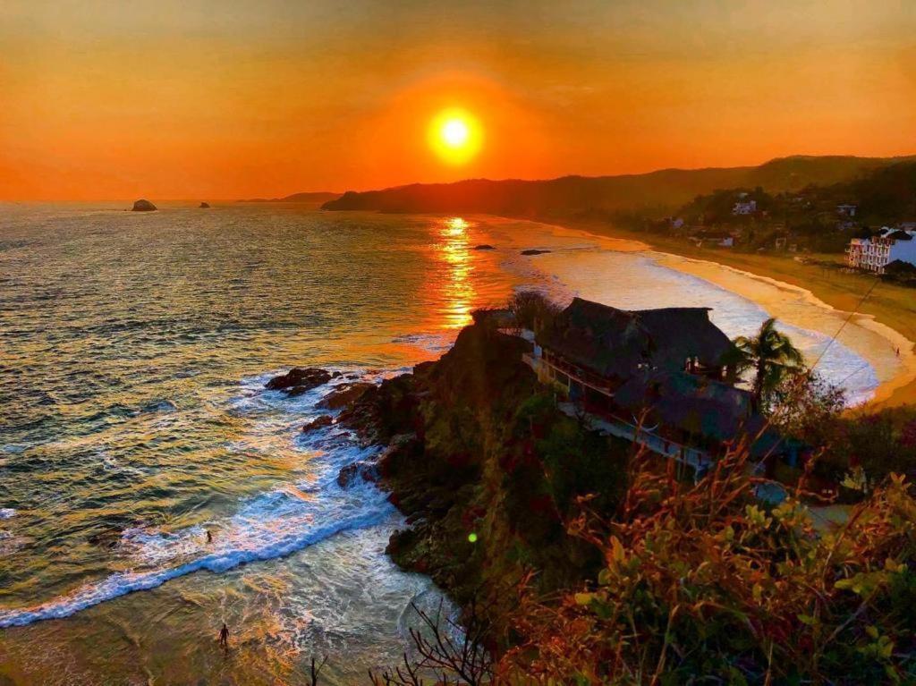 Playa Amor - Private Villa & Best Views Zipolite Luaran gambar